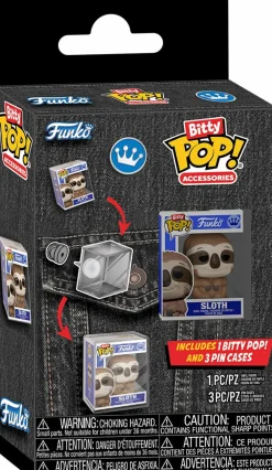 Pop! Home & Accessories>Funko - Sloth & Bitty Pop! Pin Cases 4-Pack
