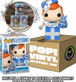 Collector & Mystery Boxes>Funko Original Funko - 25th Anniversary Freddy Funko Mystery Box (Includes Anniversary Freddy & 5 Mystery Pop! Vinyl Figures)