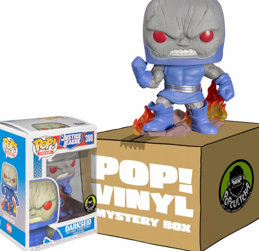 Funko Convention Exclusives>Justice League Funko Poplandia Mystery Box - Darkseid (Includes Darkseid & 3 Mystery Convention Exclusive Pop! Vinyl Figures)