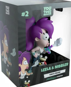 Designer Vinyl>Futurama - Leela & Nibbler 4.5" Vinyl Figure