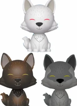 Designer Vinyl>Game of Thrones - Ghost, Grey Wind & Shaggydog Direwolves Dorbz Vinyl Figure Bundle (Funko Exclusive) (Set of 3)