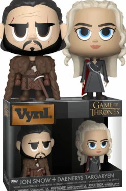 Designer Vinyl>Game of Thrones - Jon Snow & Daenerys Targaryen Vynl. Vinyl Figure 2-Pack
