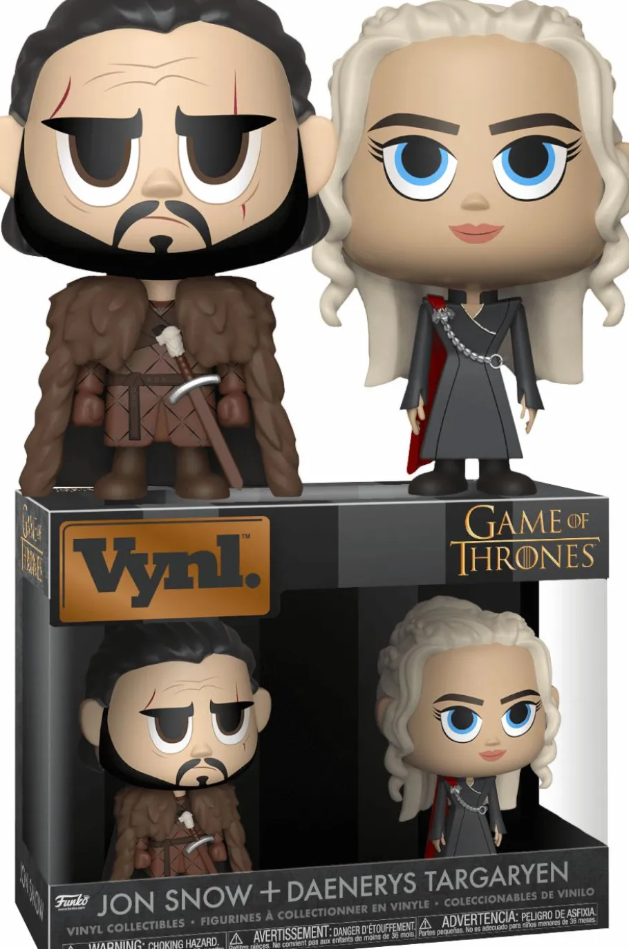 Designer Vinyl>Game of Thrones - Jon Snow & Daenerys Targaryen Vynl. Vinyl Figure 2-Pack