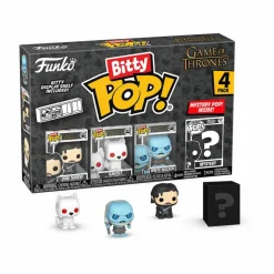 Pop! Bundles>Game of Thrones - Jon Snow, Ghost, White Walker & Mystery Bitty Pop! Vinyl Figure 4-Pack