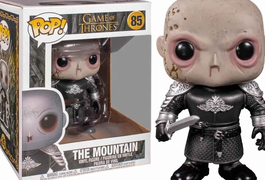 Super-Sized Pop!>Game of Thrones - The Mountain Unmasked 6" Super-Sized Pop! Vinyl Figure