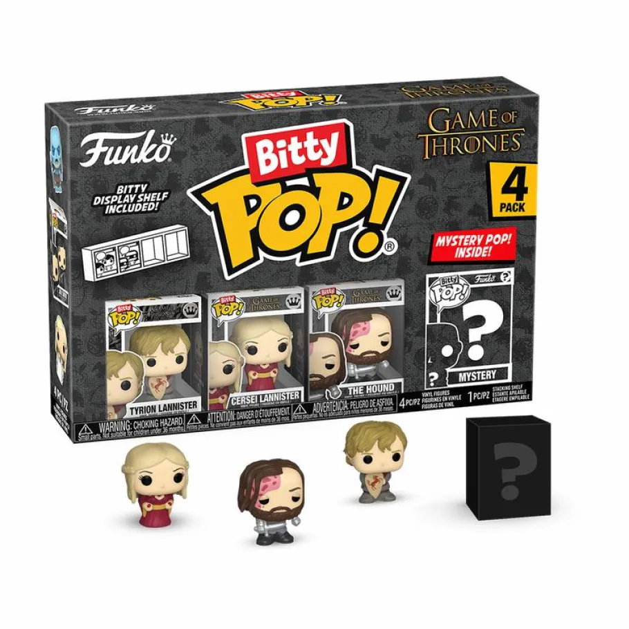 Pop! Bundles>Game of Thrones - Tyrion Lannister, Cersei Lannister, The Hound & Mystery Bitty Pop! Vinyl Figure 4-Pack