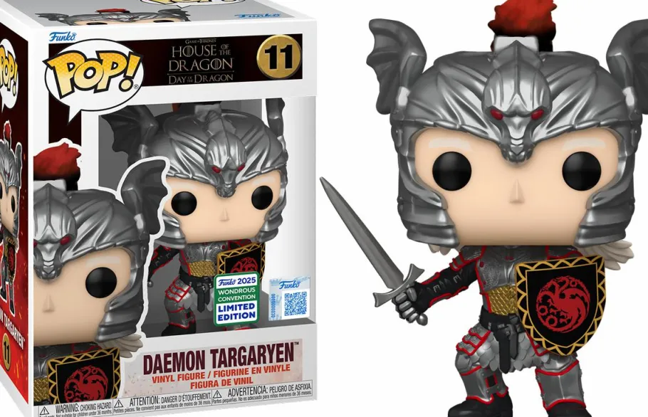 Funko Convention Exclusives>House of the Dragon Game of Thrones: - Daemon Targaryen (Day of the Dragon) Pop! Vinyl Figure (2025 Wondrous Convention Exclusive) (Popcultcha Exclusive)