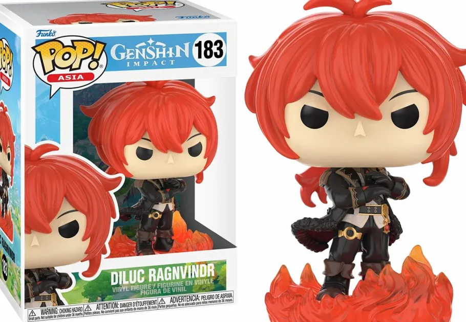 Standard Pop!>Genshin Impact - Diluc Ragnvindr Pop! Vinyl Figure
