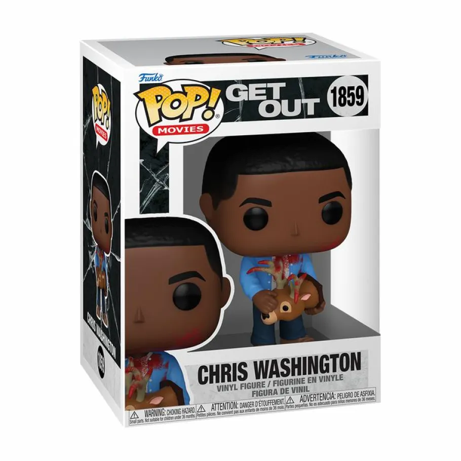 Standard Pop!>Get Out - Chris Washington with Deer Pop! Vinyl Figure