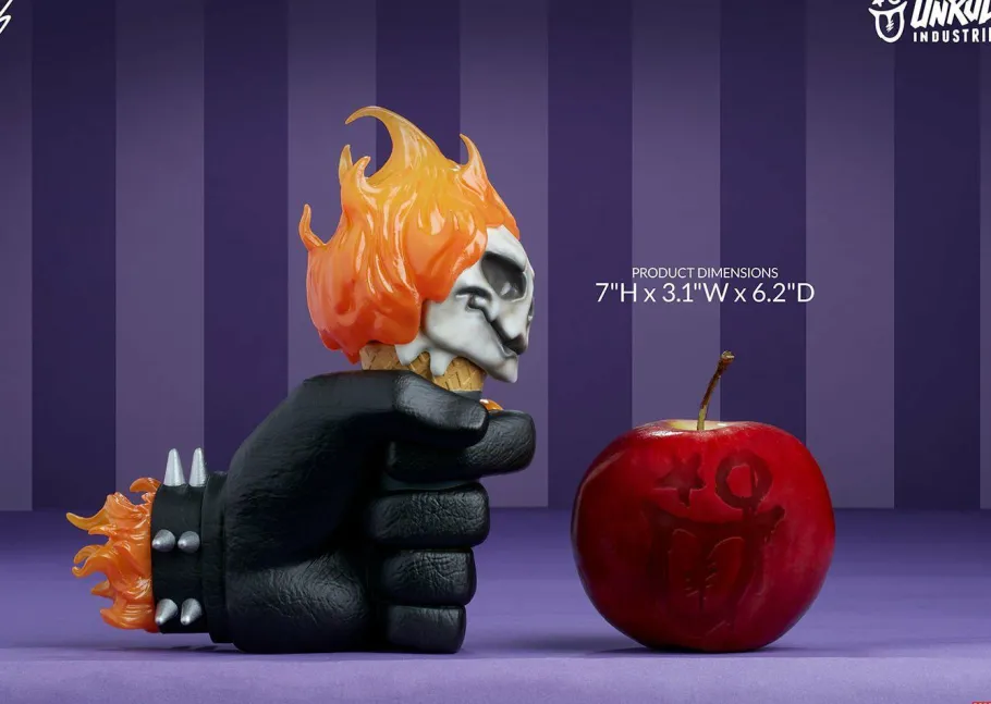 Designer Vinyl>Ghost Rider - : One Scoops 7” Vinyl Figure by Erik Scoggan