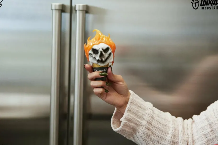 Designer Vinyl>Ghost Rider - : One Scoops 7” Vinyl Figure by Erik Scoggan