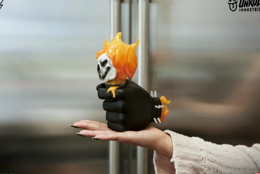 Designer Vinyl>Ghost Rider - : One Scoops 7” Vinyl Figure by Erik Scoggan