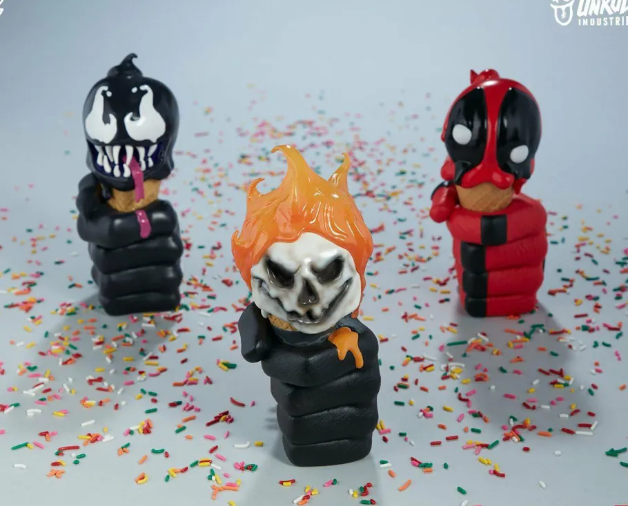 Designer Vinyl>Ghost Rider - : One Scoops 7” Vinyl Figure by Erik Scoggan