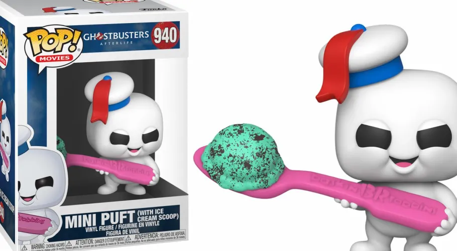 Standard Pop!>Ghostbusters : Afterlife - Mini Puft with Ice Cream Scoop Pop! Vinyl Figure