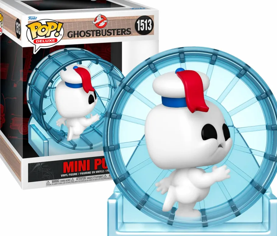 Pop! Deluxe>Ghostbusters : Frozen Empire (2024) - Mini Puft in Wheel Deluxe Pop! Vinyl Figure