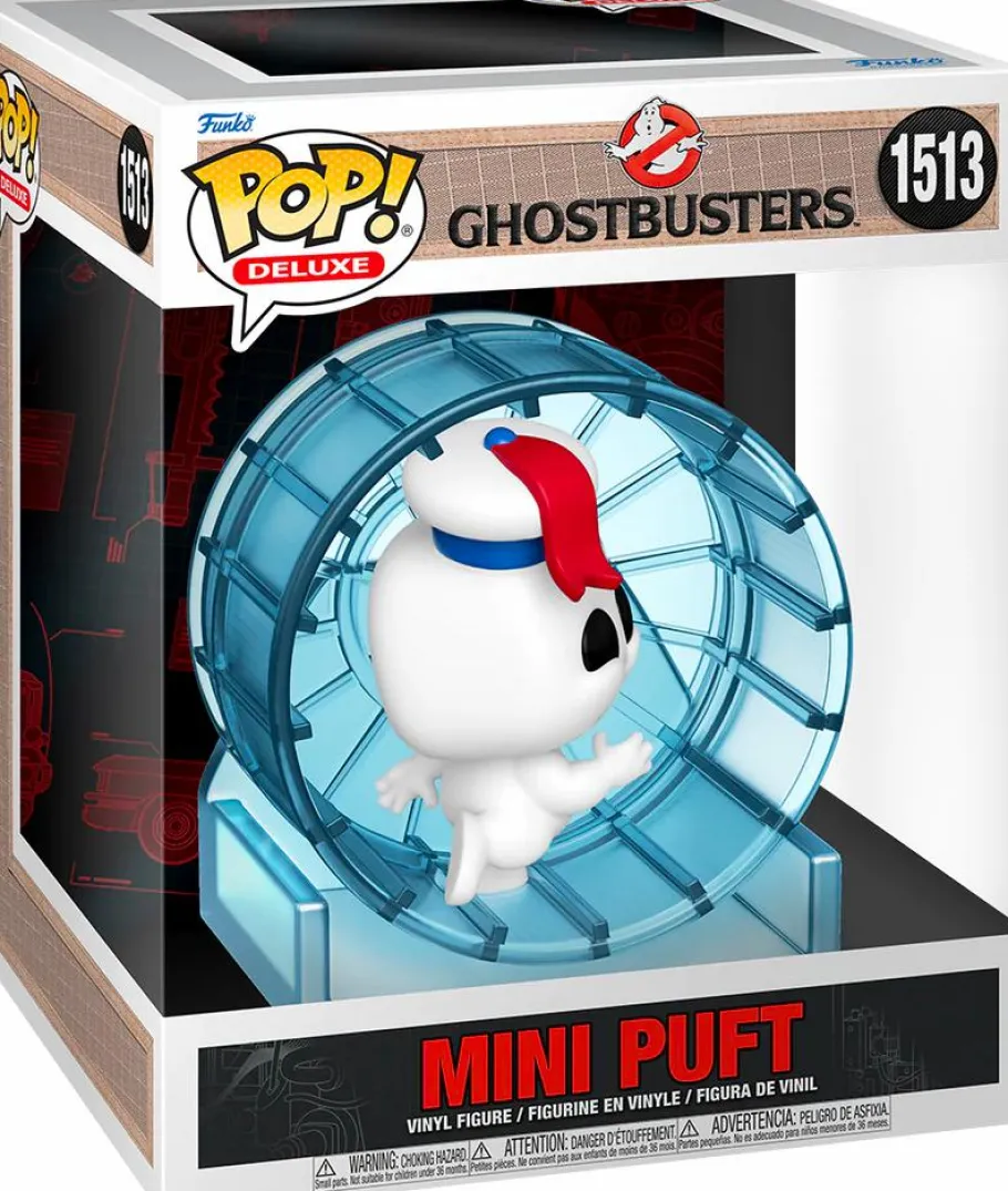 Pop! Deluxe>Ghostbusters : Frozen Empire (2024) - Mini Puft in Wheel Deluxe Pop! Vinyl Figure