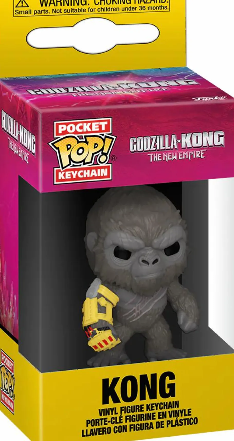 Pop! Keychains>Godzilla vs Kong Godzilla vs. Kong 2: The New Empire - Kong with Mechanical Arm Pocket Pop! Keychain