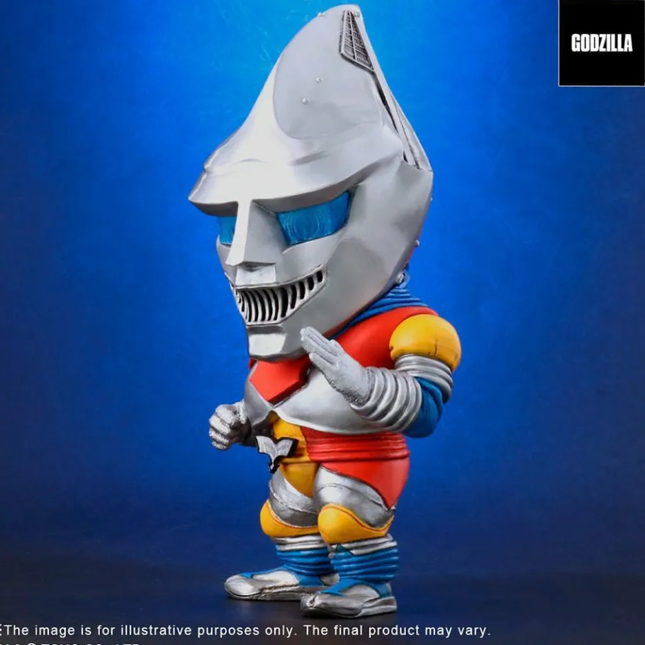 Designer Vinyl>Godzilla vs Megalon (1973) - Jet Jaguar Defo-Real 6” Vinyl Statue