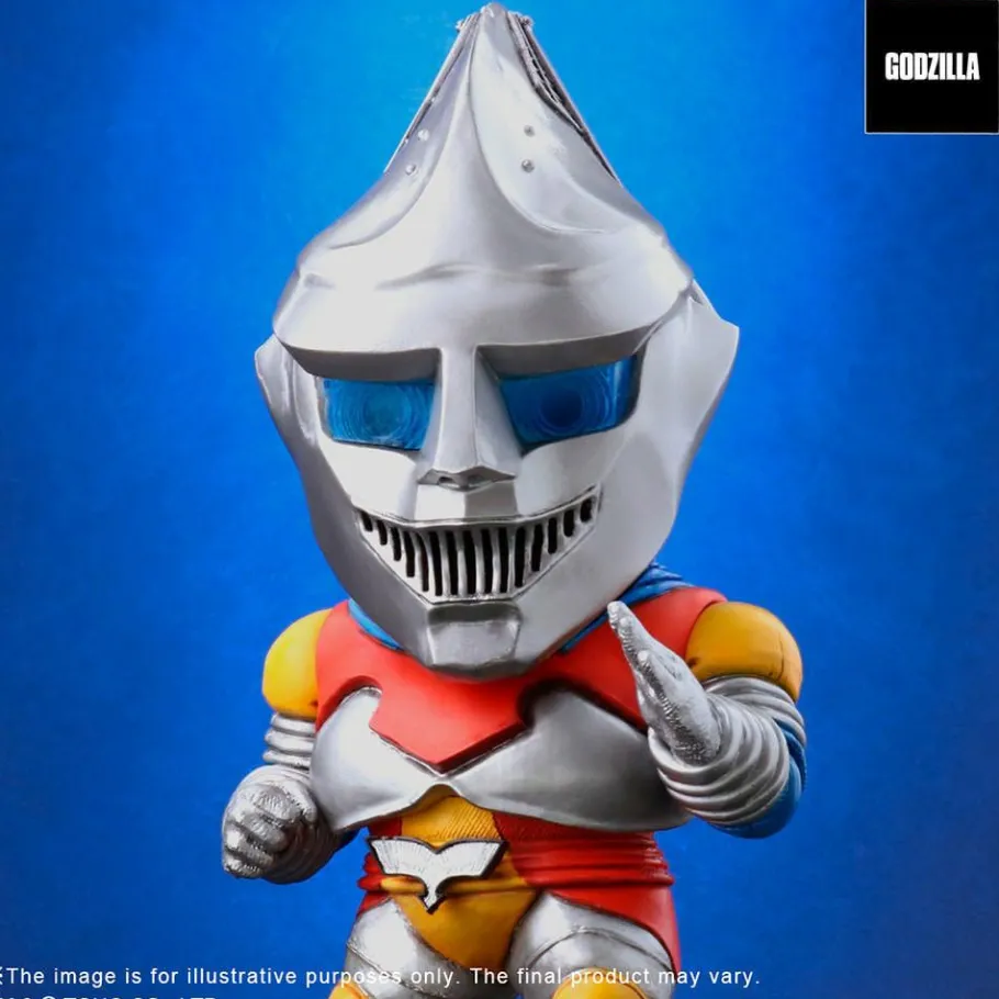 Designer Vinyl>Godzilla vs Megalon (1973) - Jet Jaguar Defo-Real 6” Vinyl Statue