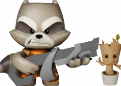Designer Vinyl>Guardians of the Galaxy - Rocket Raccoon with Potted Groot Super Deluxe 11" Vinyl Figure