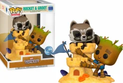 Pop! Moments>Guardians of the Galaxy - Rocket & Groot Beach Day Pop! Moments Vinyl Figure