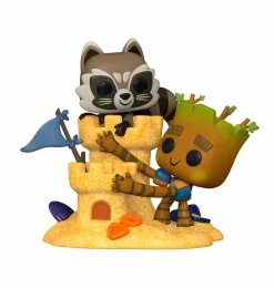 Pop! Moments>Guardians of the Galaxy - Rocket & Groot Beach Day Pop! Moments Vinyl Figure