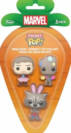 Designer Vinyl>Guardians of the Galaxy - Star-Lord, Groot, Rocket Easter Pocket Pop! 3-Pack