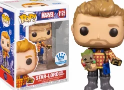 Standard Pop!>Guardians of the Galaxy - Star-Lord with Groot Holiday Pop! Vinyl Figure (Funko / Popcultcha Exclusive)