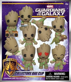 Blind Box>Guardians of the Galaxy - Groot 3D Figural Foam Bag Clip Blind Bag (Single Unit)