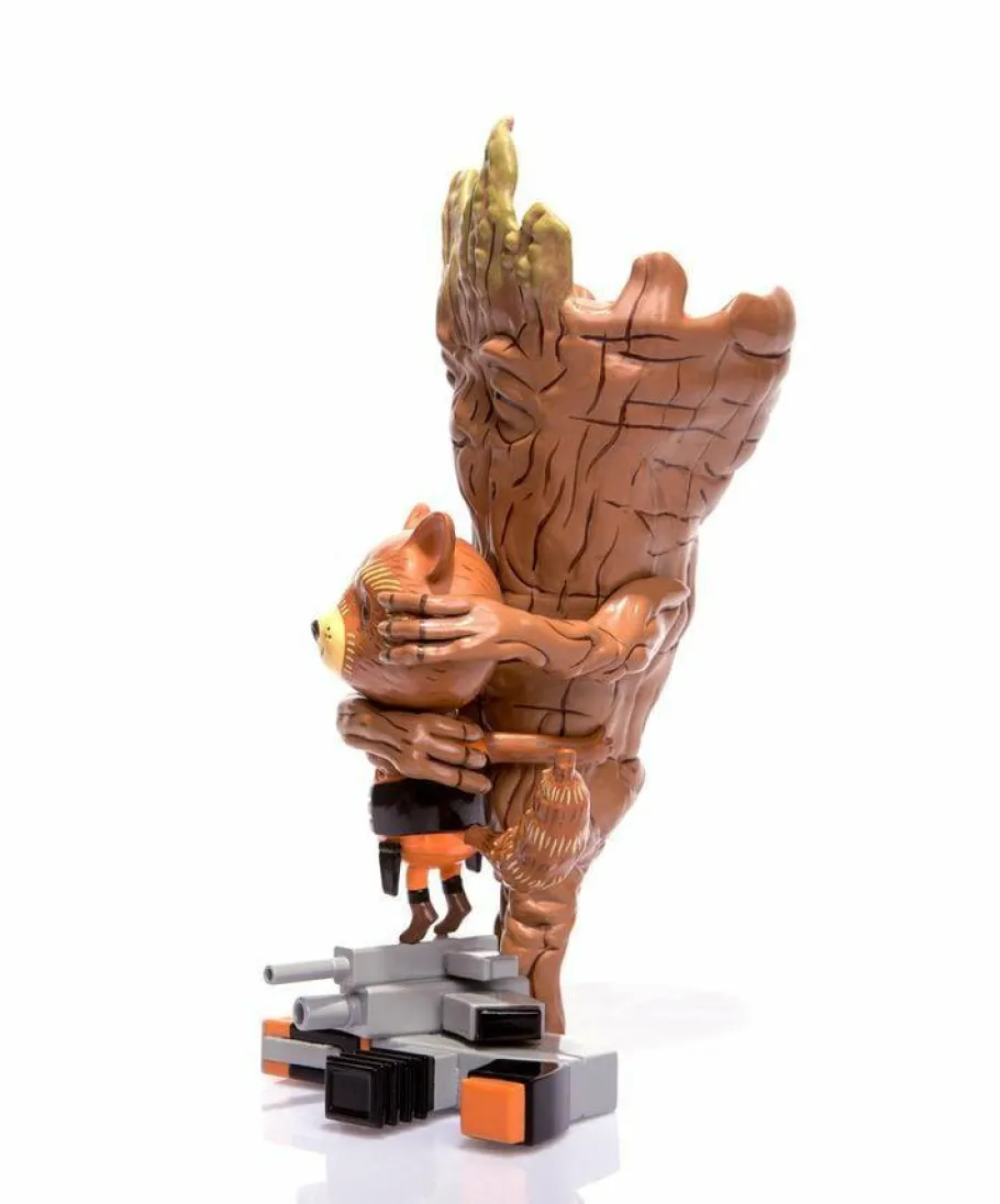 Designer Vinyl>Guardians of the Galaxy - Rocket & Groot Treehugger 9” Vinyl Figure by Mike Mitchell