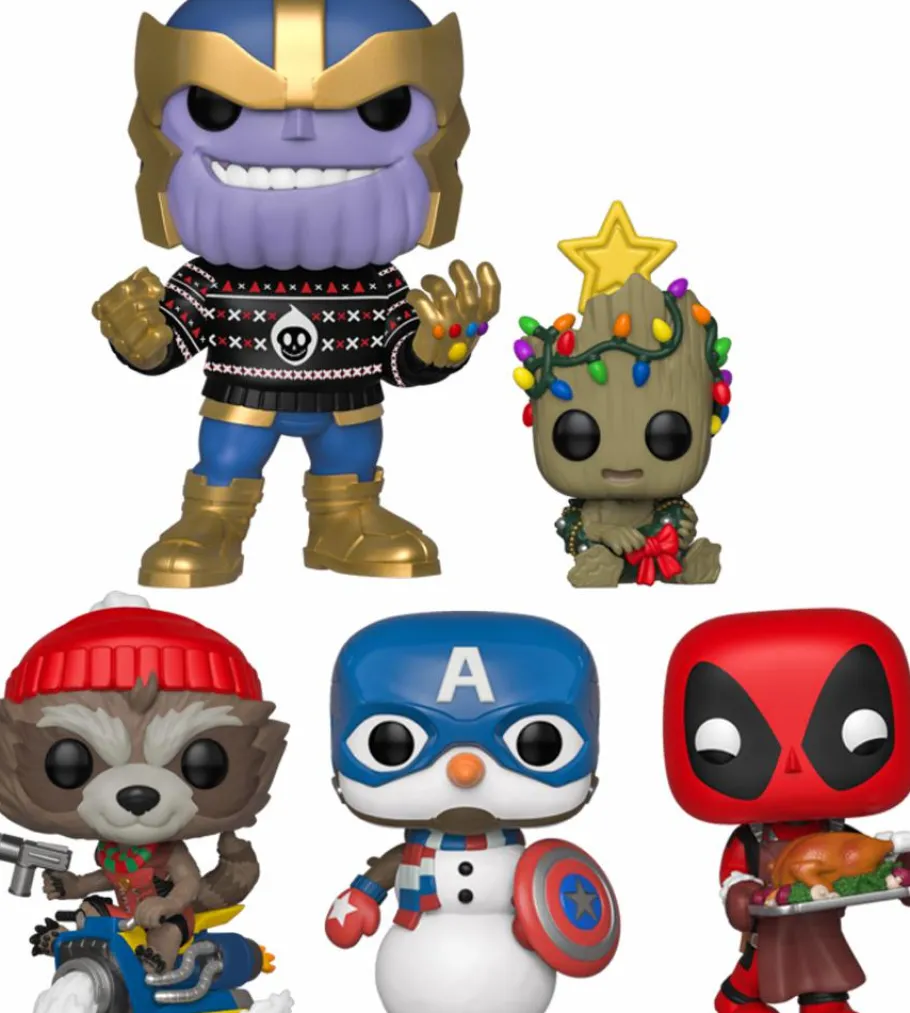 Standard Pop!>Guardians of the Galaxy - Rocket Raccoon on Snowmobile Christmas Holiday Pop! Vinyl Figure