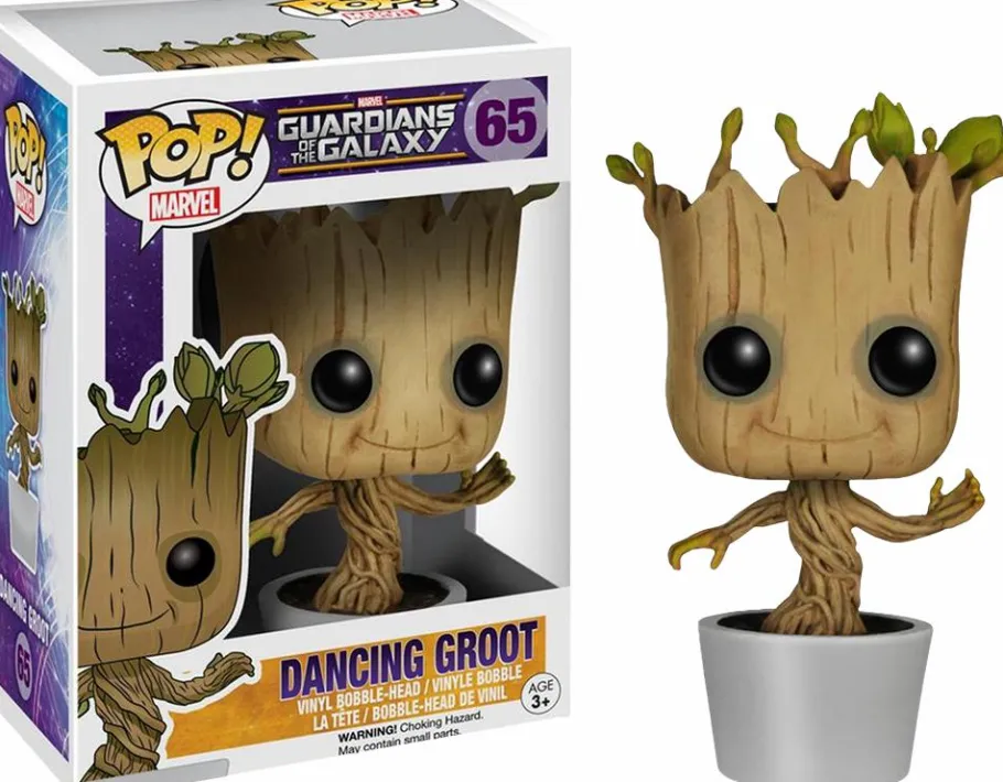 Bobble-Heads>Guardians of the Galaxy - Dancing Groot Pop! Vinyl Bobble Head Figure
