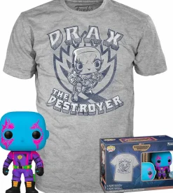 Pop! & Tee Sets>Guardians of the Galaxy Vol. 3 - Drax Blacklight Pop! Vinyl Figure & T-Shirt Box Set