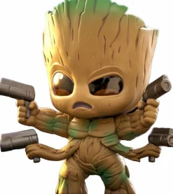 Designer Vinyl>Guardians of the Galaxy Vol. 3 - Groot (Battling Version) Cosbaby (S) Hot Toys Figure