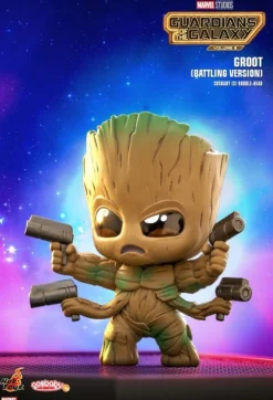 Designer Vinyl>Guardians of the Galaxy Vol. 3 - Groot (Battling Version) Cosbaby (S) Hot Toys Figure