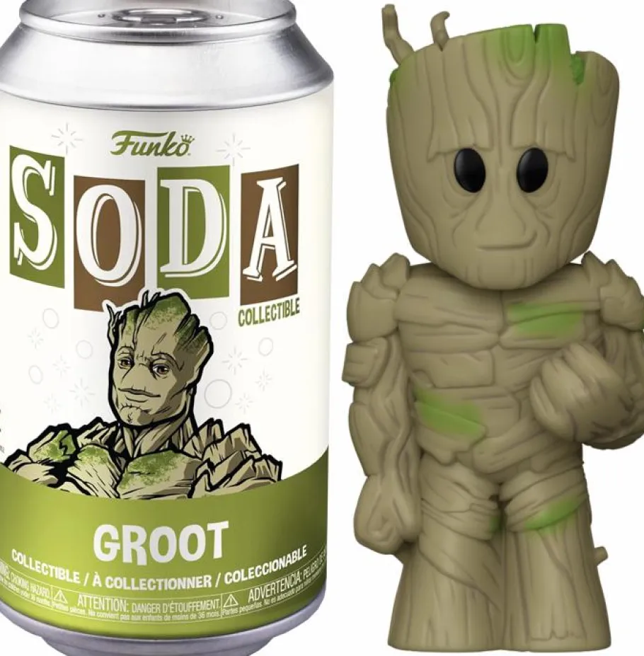 Designer Vinyl>Guardians of the Galaxy Vol. 3 - Groot SODA Vinyl Figure in Collector Can