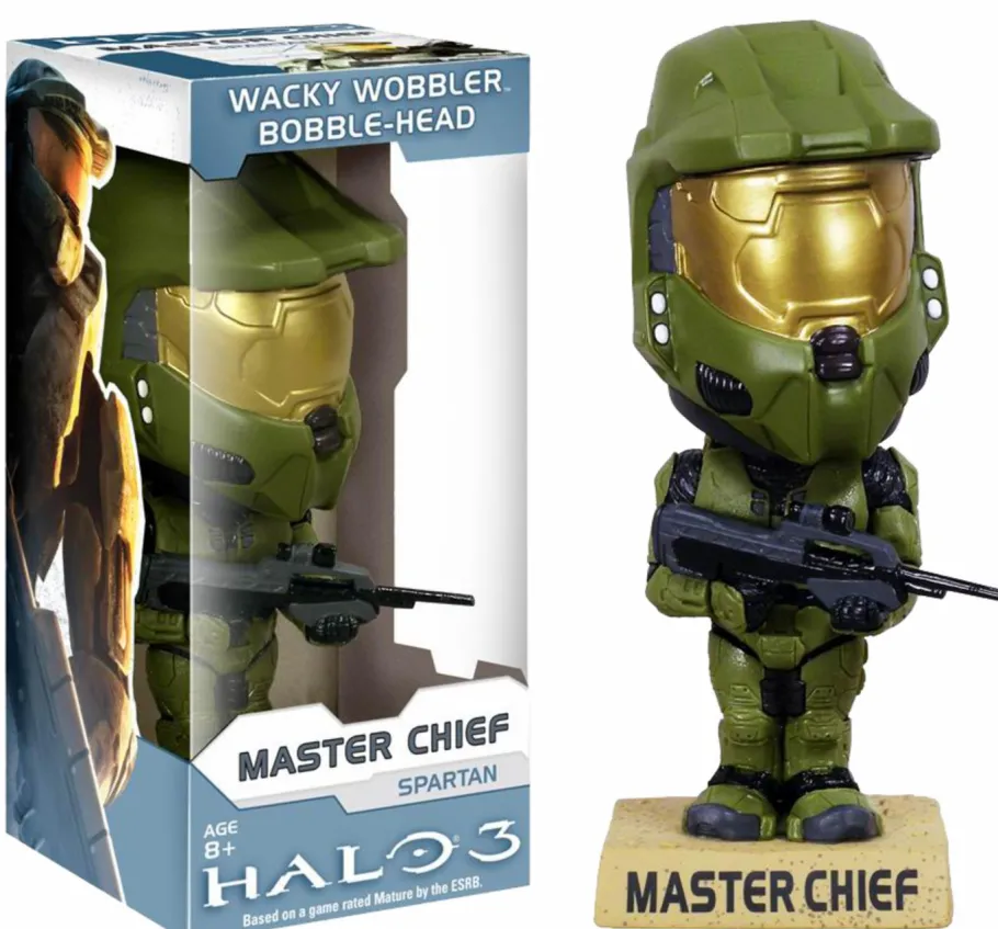 Bobble-Heads>Halo 3 - Master Chief Wacky Wobbler Bobble Head