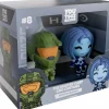 Designer Vinyl>Halo - The Master Chief and Cortana Monitor Buddiez 2.5" Vinyl Figure 2-Pack