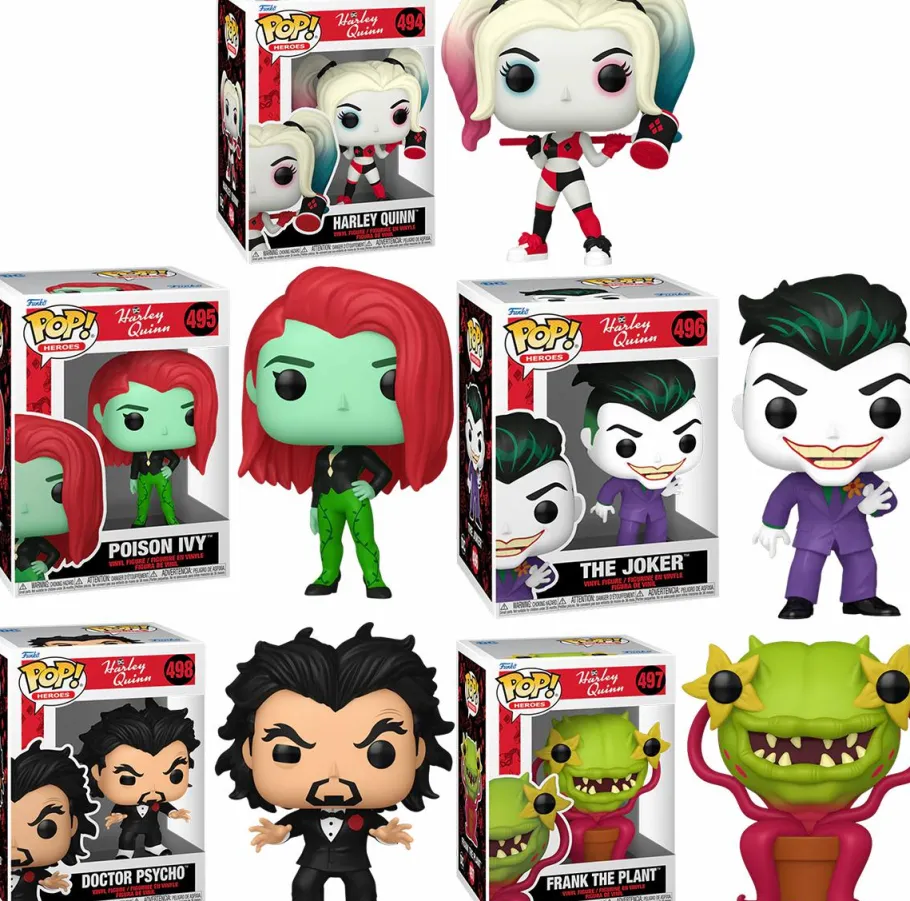 Standard Pop!>Harley Quinn : Animated TV Series (2019) - The Final Joke Pop! Vinyl Bundle (Set of 5)