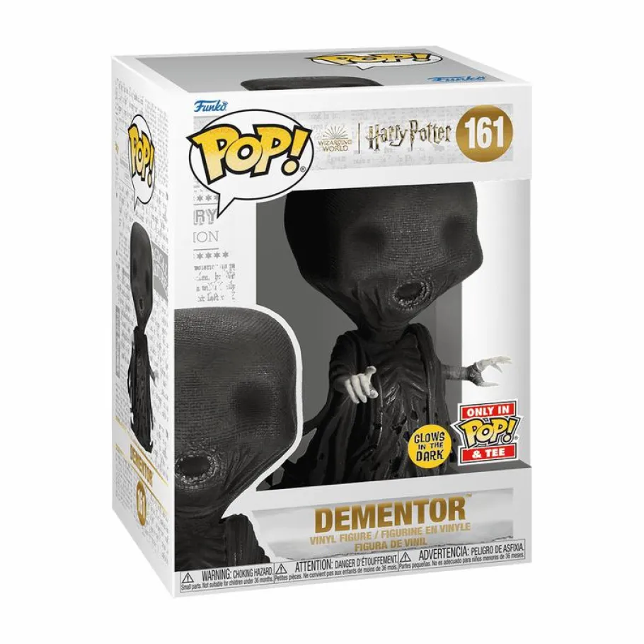 Pop! & Tee Sets>Harry Potter - Dementor Glow-in-the-Dark Pop! Vinyl Figure & T-Shirt Box Set