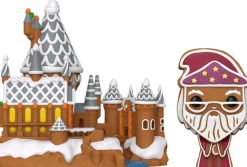 Pop! Rides & Town>Harry Potter - Gingerbread Albus Dumbledore with Hogwarts Pop! Town Vinyl Figure