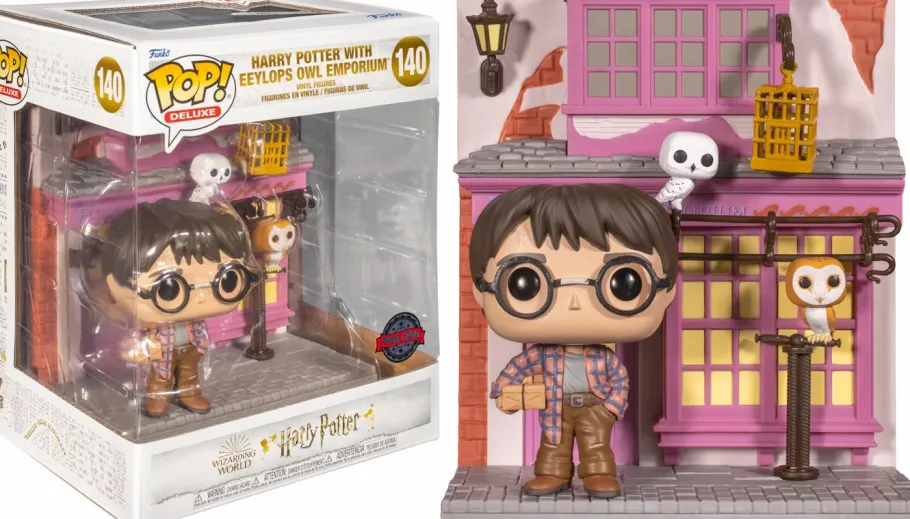 Pop! Deluxe>Harry Potter - with Eeylops Owl Emporium Diagon Alley Diorama Deluxe Pop! Vinyl Figure