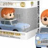 Pop! Rides & Town>Harry Potter - Ron Weasley in Flying Car Pop! Rides Vinyl Figure