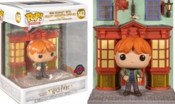 Pop! Deluxe>Harry Potter - Ron Weasley with Quality Quidditch Supplies Diagon Alley Diorama Deluxe Pop! Vinyl Figure