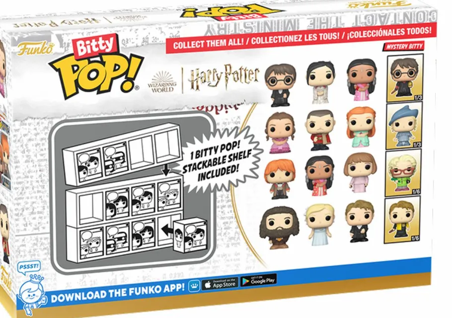 Blind Box>Harry Potter and the Goblet of Fire - Hermione, Viktor Krum, Ginny & Mystery Bitty Pop! Vinyl Figure 4-Pack