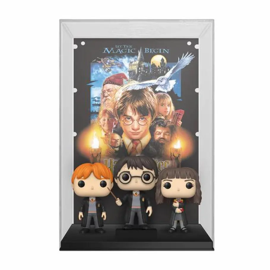 Standard Pop!>Harry Potter and the Philosopher's Stone - Ron, Harry & Hermione Pop! Movie Poster Vinyl Figure