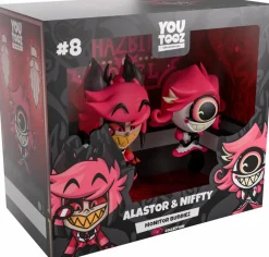Designer Vinyl>Hazbin Hotel - Alastor & Niffty Monitor Buddiez 2.5" Vinyl Figure 2-Pack