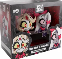 Designer Vinyl>Hazbin Hotel - Charlie & Vaggie Monitor Buddiez 2.5" Vinyl Figure 2-Pack