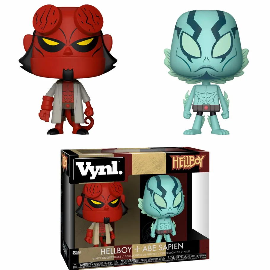 Designer Vinyl>Hellboy - & Abe Sapien Vynl. Vinyl Figure 2-Pack