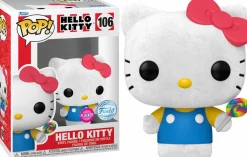 Standard Pop!>Hello Kitty - with Lollipop (Flocked) Pop! Vinyl Figure